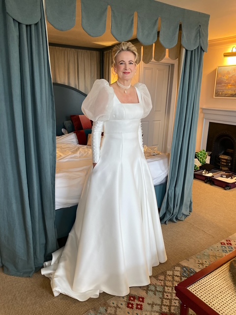 mature bridal hair and wedding makeup by Pam Wrigley bridal makeup artist and wedding hairstylist London Hampton and Twickenham