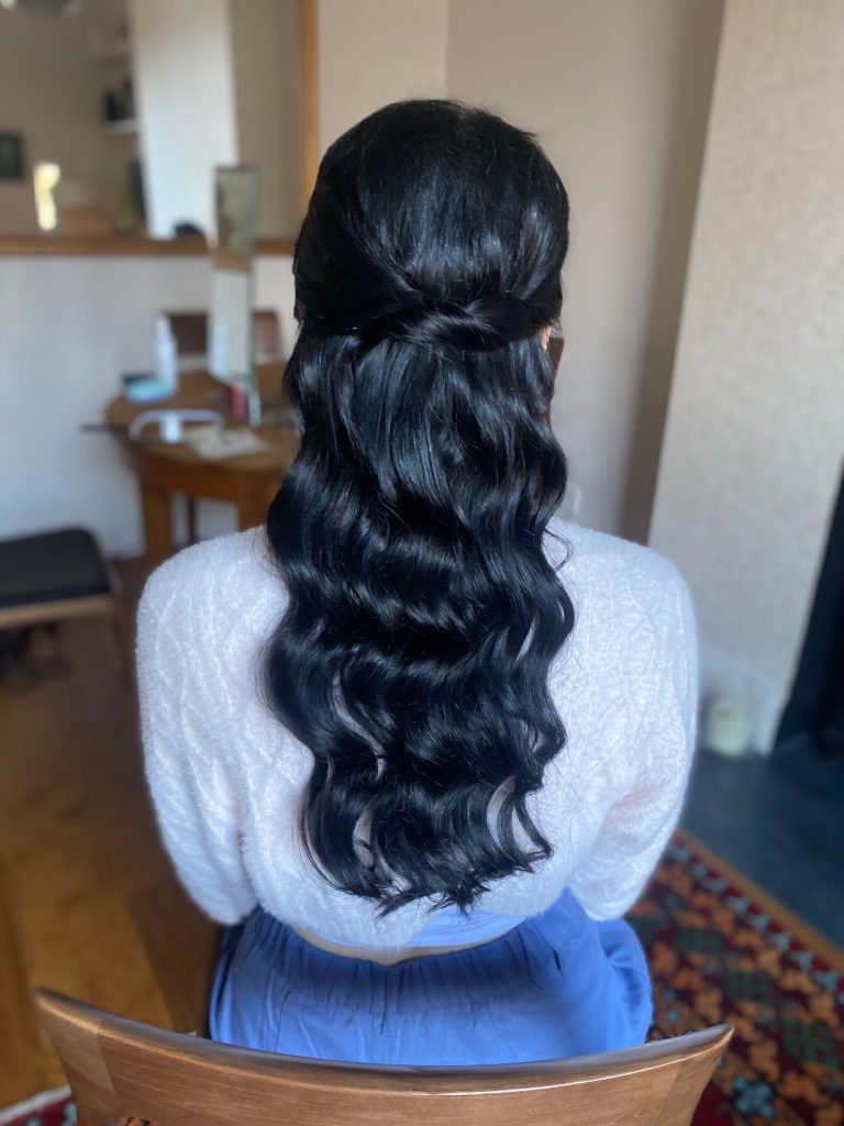 Hollywood waves bridal hairstyles for fine hair