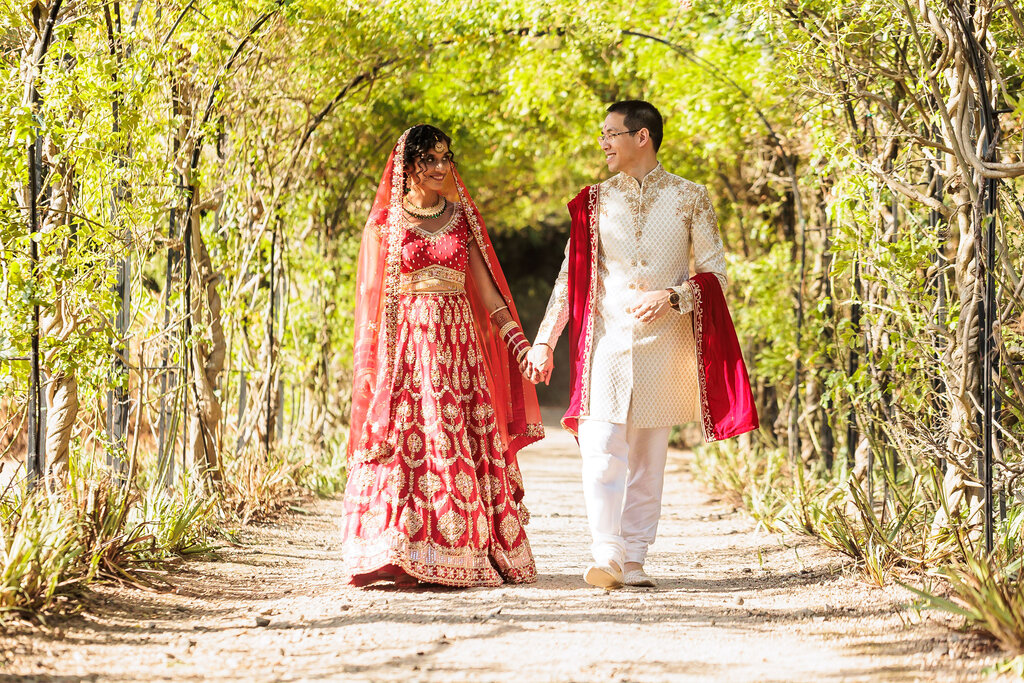 South Asian Wedding makeup and natural curls bridal hairstyle by Pam Wrigley