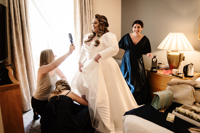 landmark hotel wedding hair and bridal makeup in central London Pam Wrigley