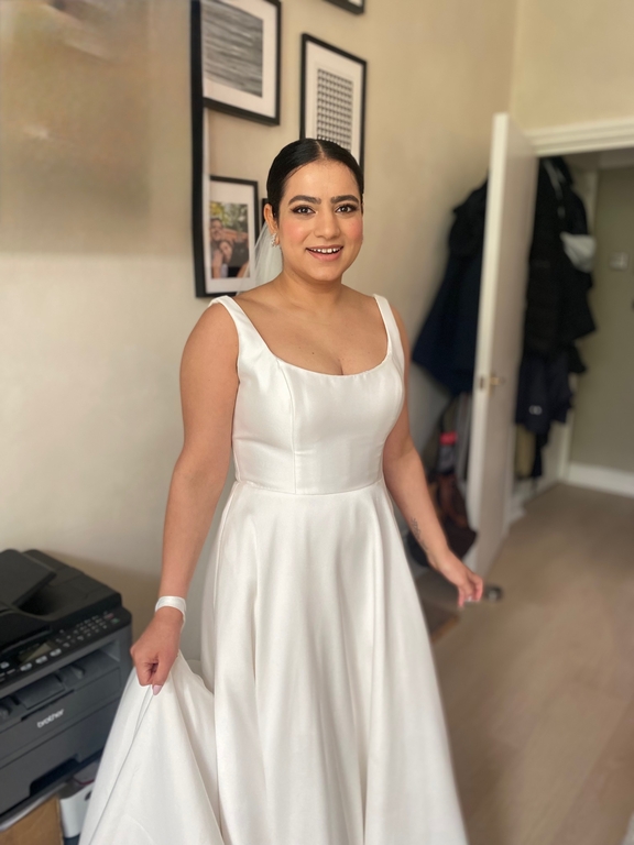 Gorgeous soft glam Bridal makeup and wedding Hair By Pam Wrigley