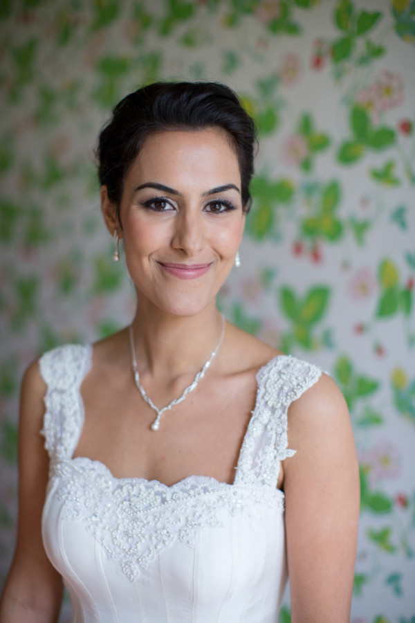 natural wedding makeup gallery Natural wedding makeup and soft relaxed low bun hairstyle for an Asian bride. Created by Pam Wrigley bridal hairstylist and wedding makeup artist, London.
