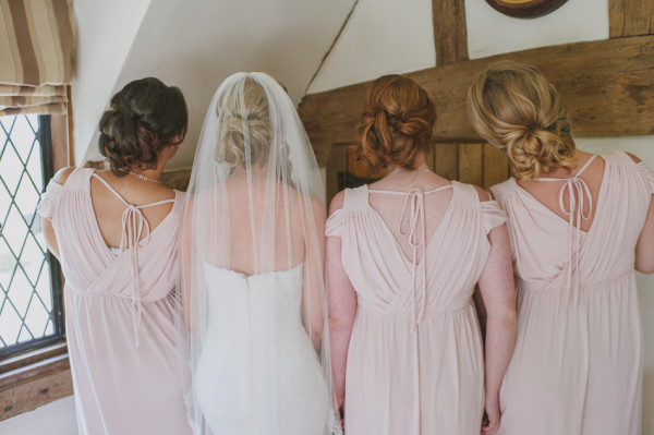 Beautiful bridal hairstyles for a bride and the bridesmaids by Pam Wrigley. Plus wedding hairstyle for fine, thin hair by wedding makeup artist and bridal hair stylist in Cain Manor..