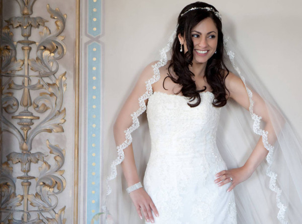 wedding half up hairstyle natural bridal makeup Pam wrigley London