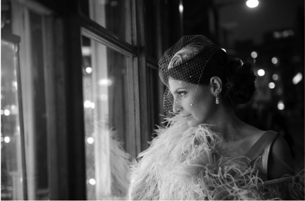 Wedding natural makeup and bridal hair in a low bun vintage hairstyle for a bride. By Pam Wrigley wedding makeup artist and bridal hair stylist, London.