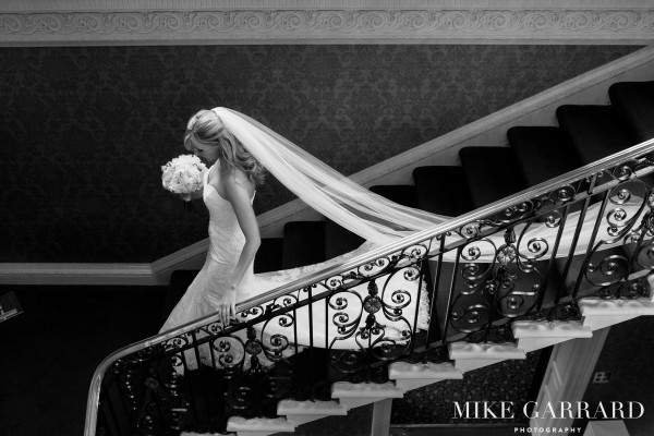 Beautiful natural bridal makeup and hair for the bride by Pam Wrigley. Plus half up wedding hairstyle for long hair by wedding makeup artist and bridal hair stylist in Richmond.