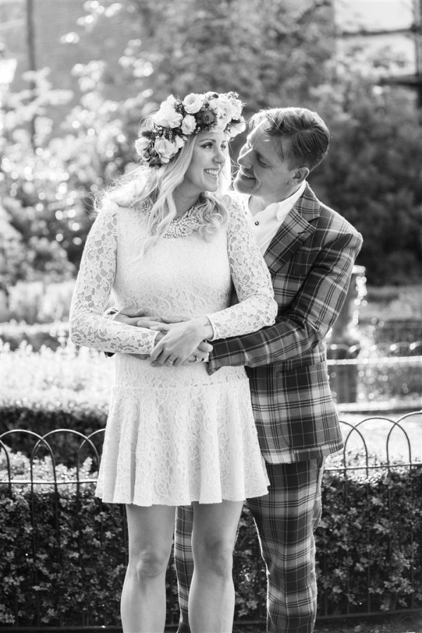 Beautiful natural bridal makeup and hair for the bride by Pam Wrigley. Plus soft waves and curls wedding hairstyle for long hair by wedding makeup artist and bridal hair stylist in London.