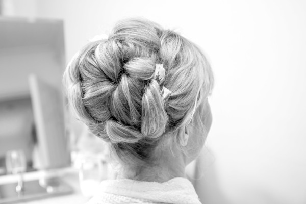 High Bun summer wedding beautiful mature makeup by Pam wrigley bridal hairstyle hair style