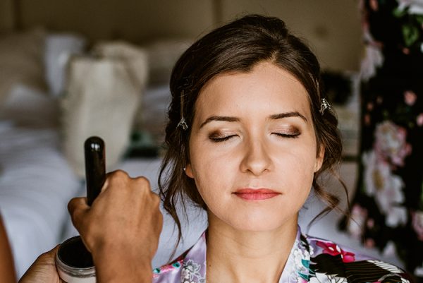 wedding smoky bridal makeup by Akua London Surrey