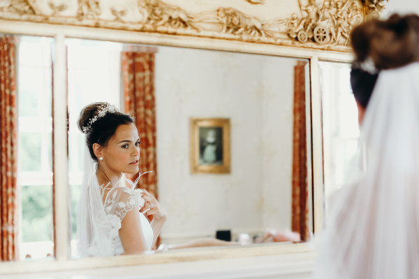 high bun hairstyle natural bridal makeup high bun by Pam Wrigley london surrey berkshire kent hampshire uk