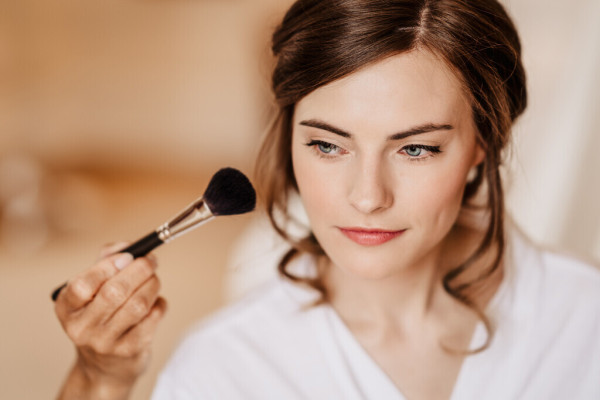 natural dewy bridal wedding makeup and hair by Pam Wrigley London Surrey individual lashes lash extensions.. Bridal Hairstylist in Windsor and Ascot