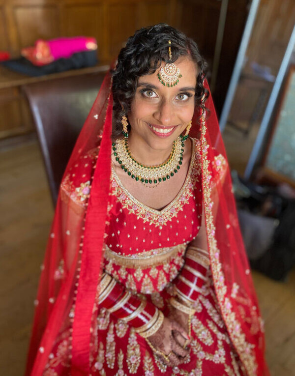 natural makeup for South Asian and Indian bride