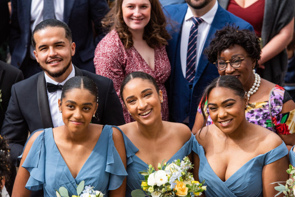 bridesmaids makeup and hairstyles by Akua