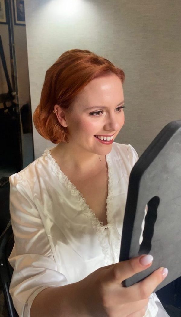 soft glam bridal makeup and wedding hair Syon Park, West London